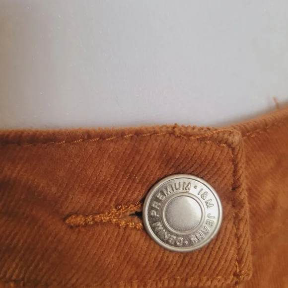 I & M - Burnt Orange Corduroy Skirt Size M - Picture 5 of 11